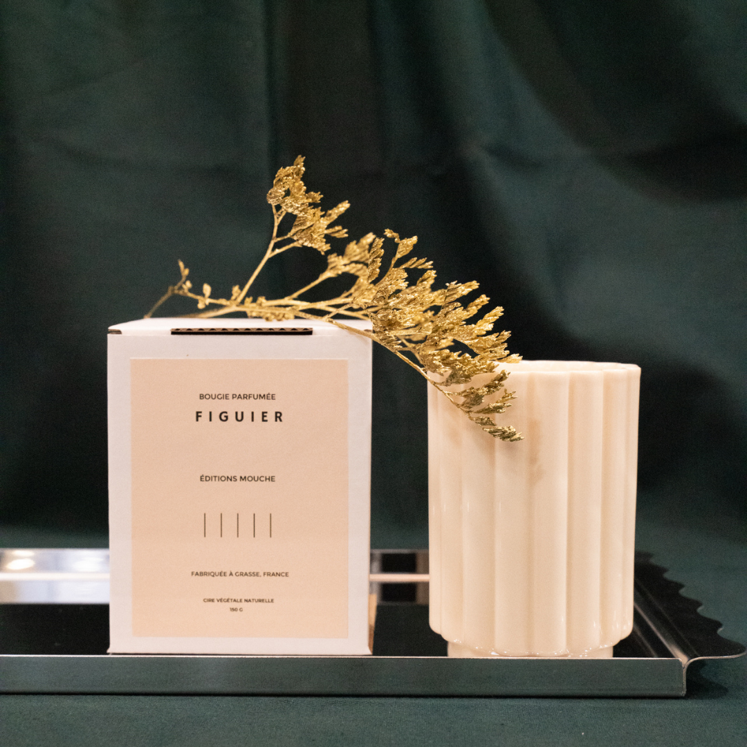 Bougie figuier grège Éditions Mouche